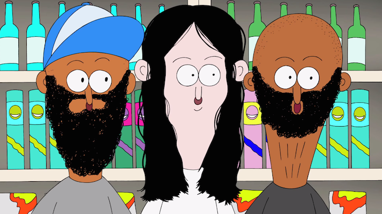 Trip Out with Trash Talk in their new animated video